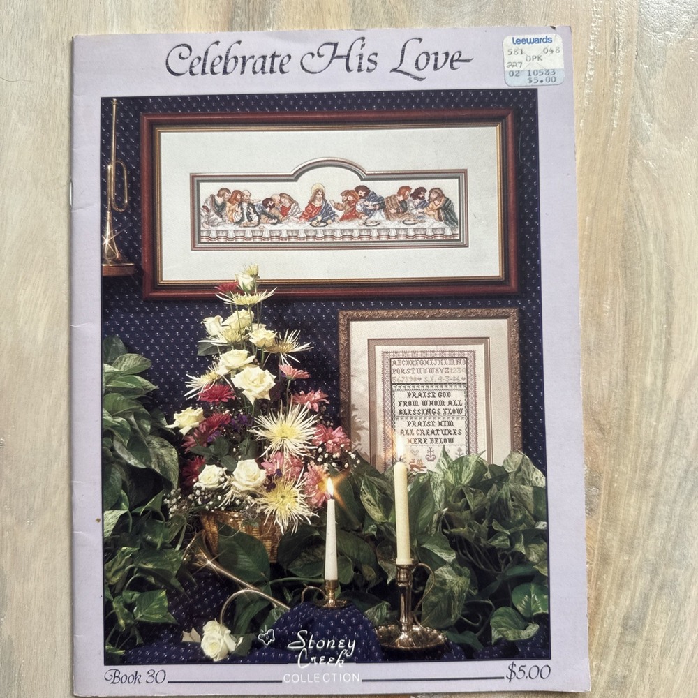 Celebrate His Love Cross Stitch‎ Booklet from Stoney Creek Collections Book 30